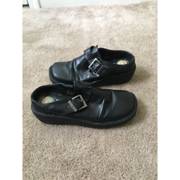 Earth Spirit Women's Leather Clogs Shoes Size 7.5 Black - Picture 4 of 12